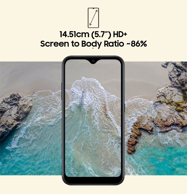samsung m01 display size