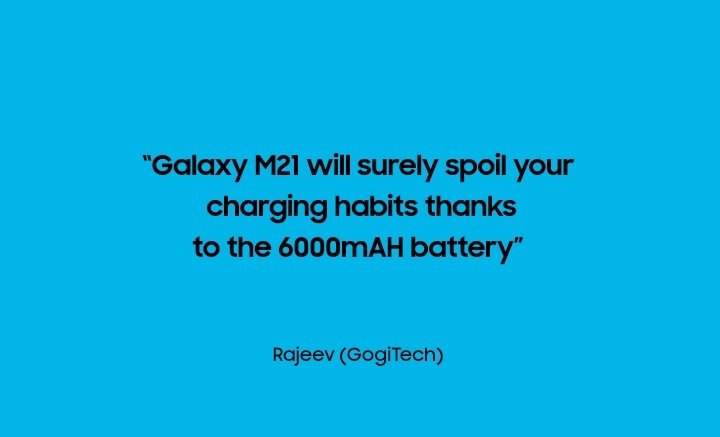 Galaxy M21 6gb 128gb Blue Price Specs Samsung India