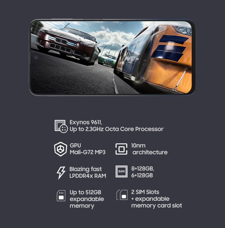 galaxy m31s processor