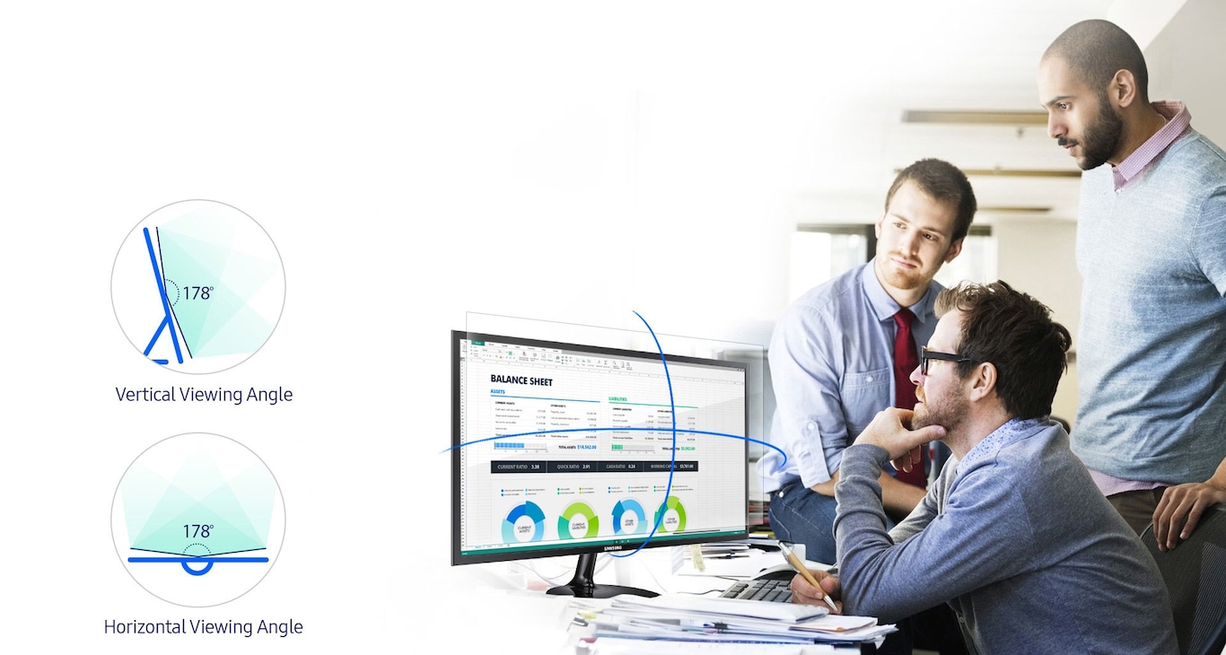 Extra-wide viewing angle for the perfect view from anywhere