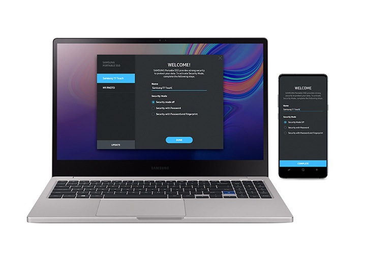 2TB Portable SSD T7 Touch USB (Silver) Price Samsung India