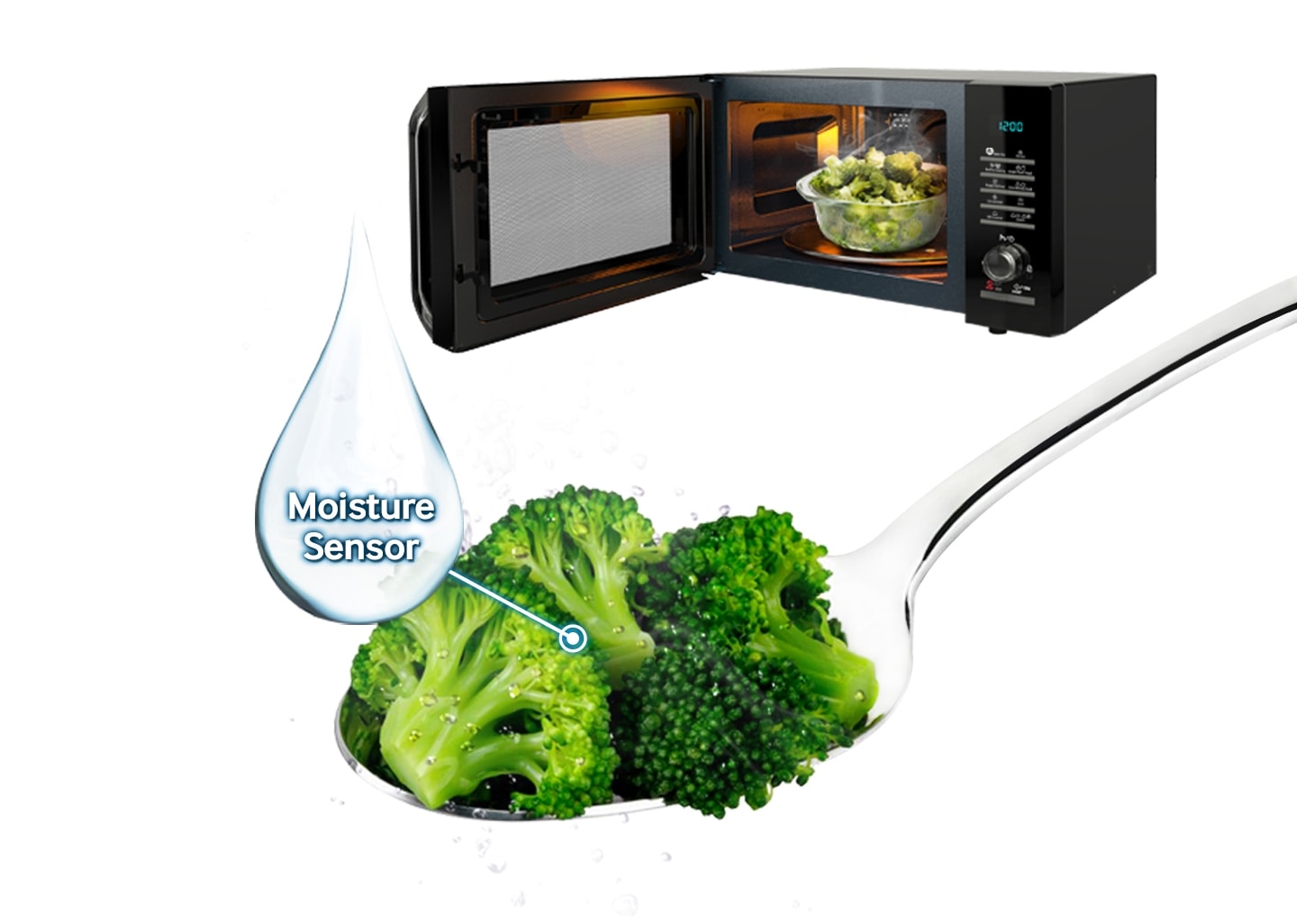 Microwave that supports healthy cooking