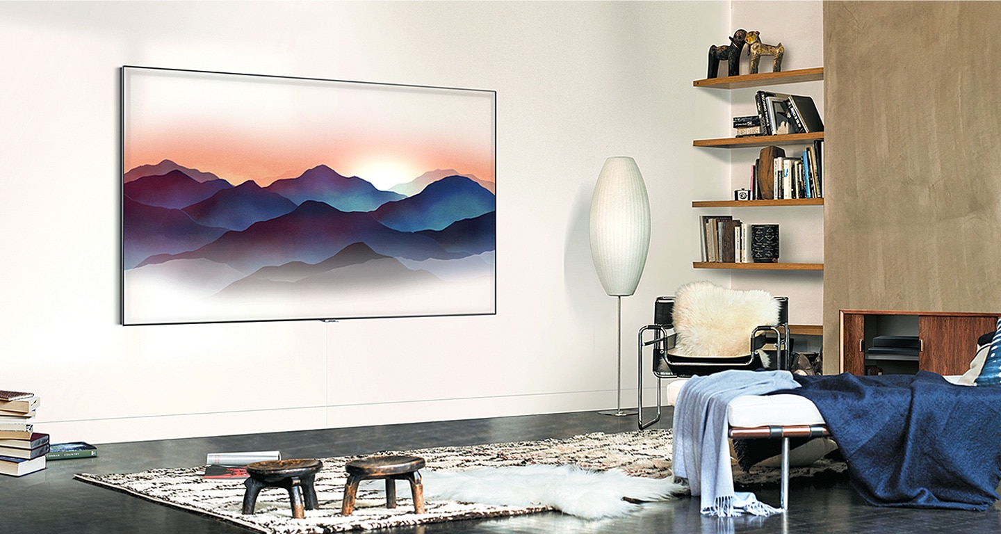 Samsung QLED TV QA55Q7FNAKXXL with new Ambient Mode