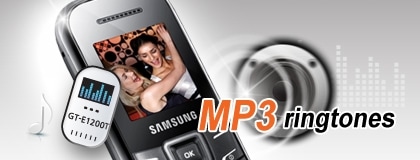 MP3 ringtones in Samsung Guru E1200