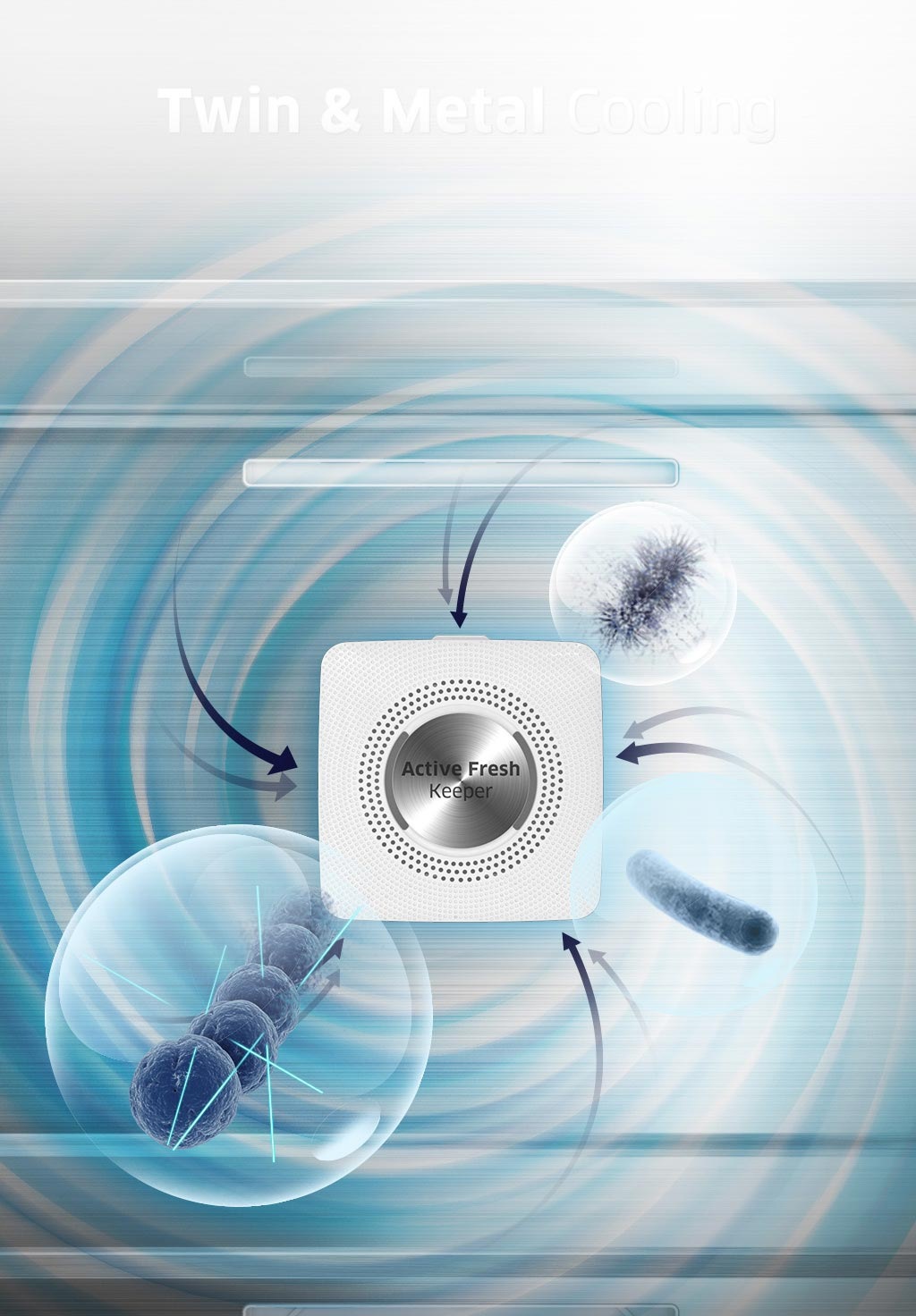 Fridge that keeps air fresh