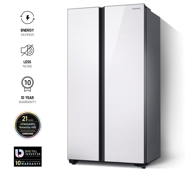 Samsung side by side shop glass door refrigerator