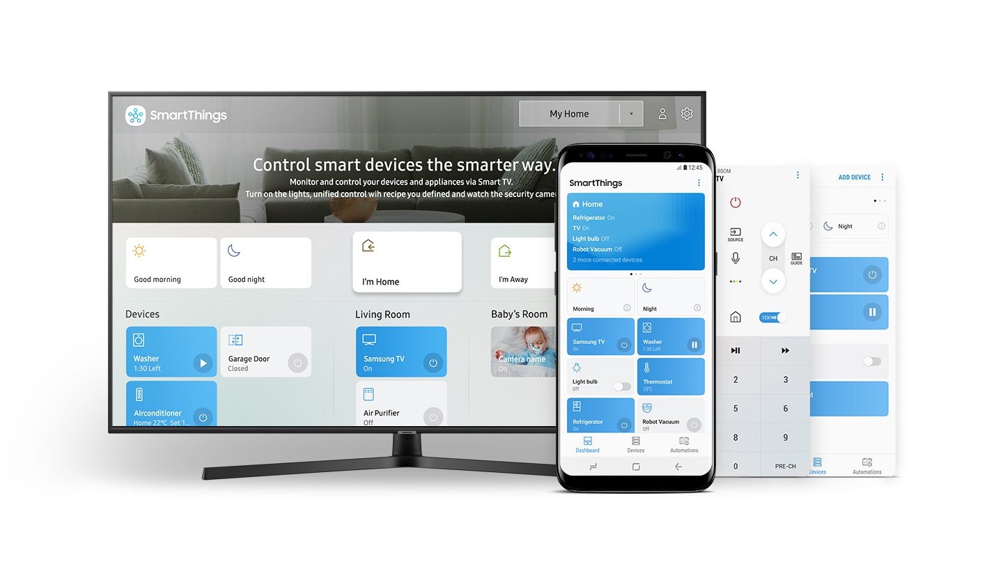 Samsung 43 Inch Smart 4K UHD TV SmartThings App