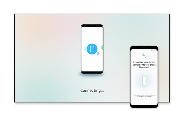 Step 2 - If mobile is connected to Wifi, network info will be shared with TV