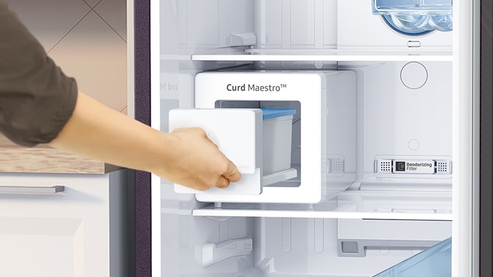 Samsung new refrigerator store curd maestro price