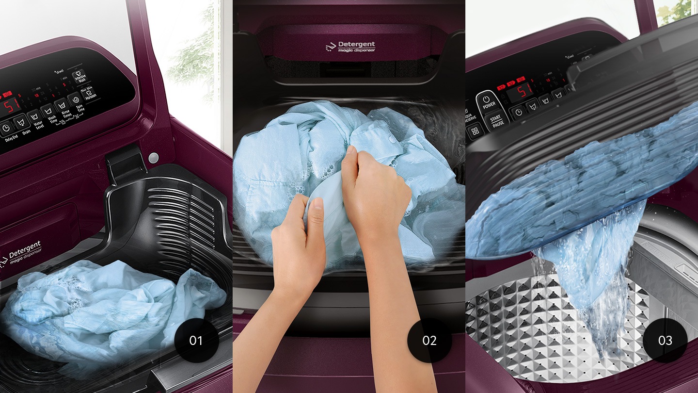 Built-in sink for tough stains