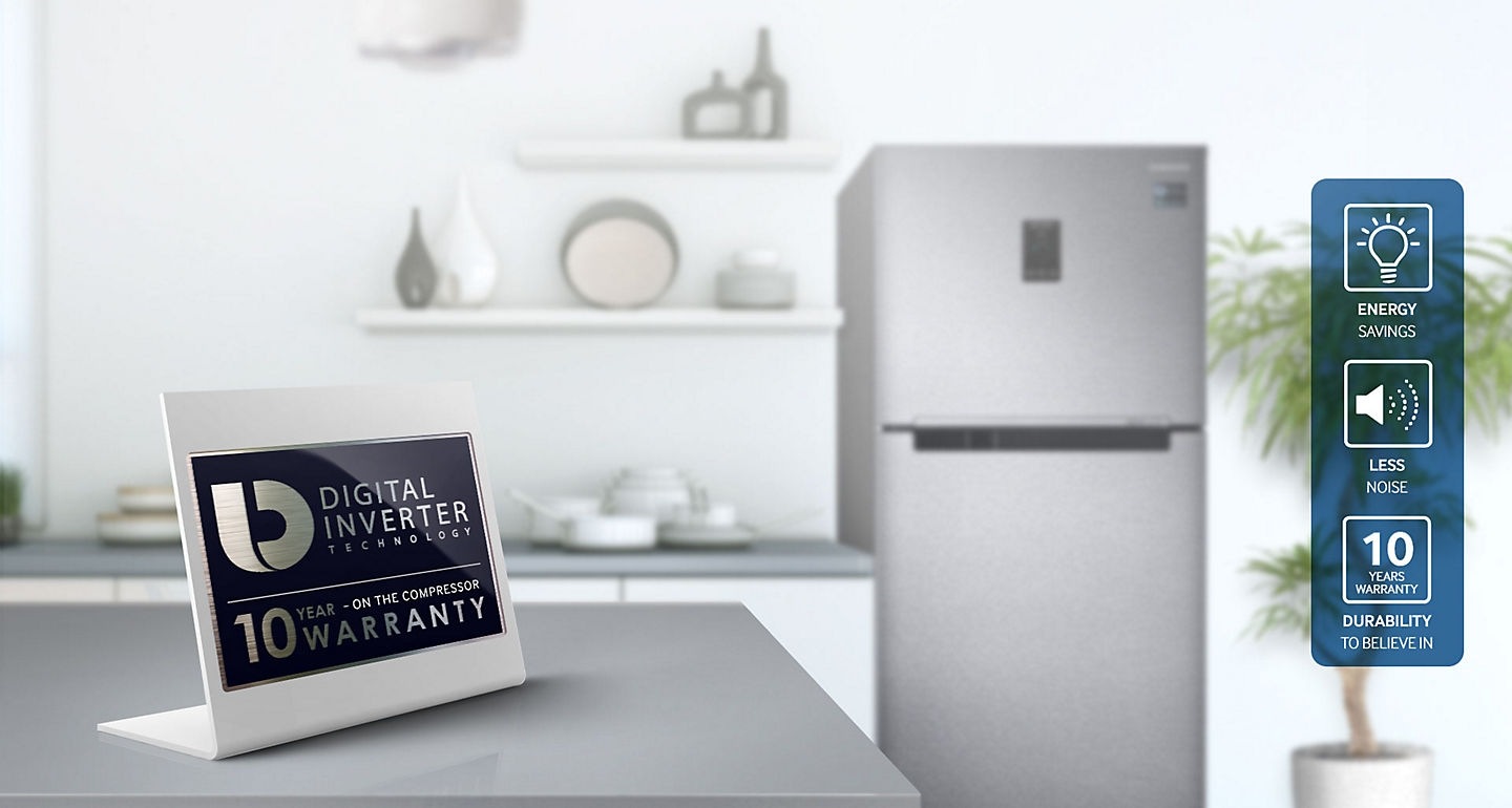 Double Door Fridge with Digital Inverter Technology