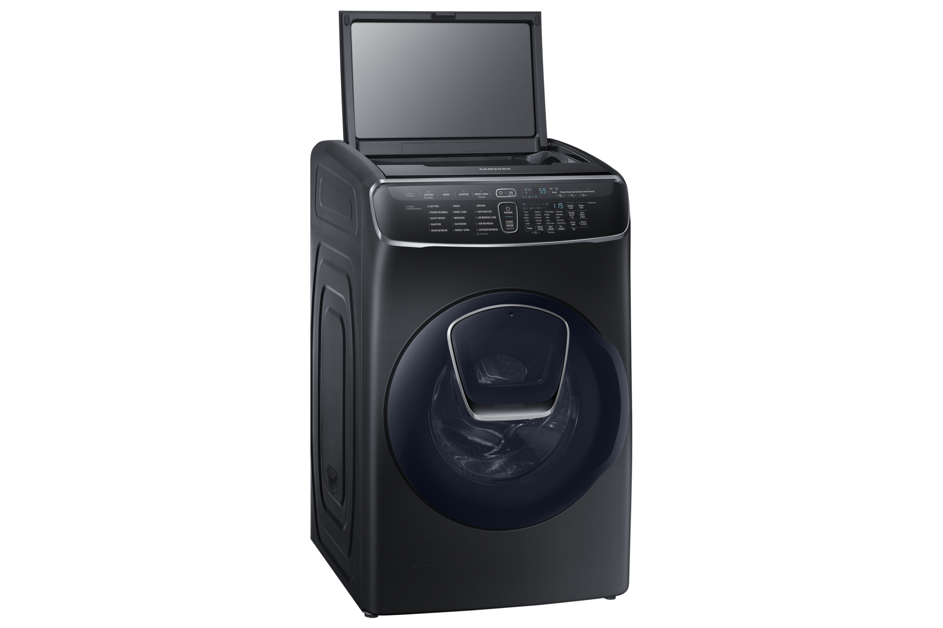 L Perspective Door Open Black