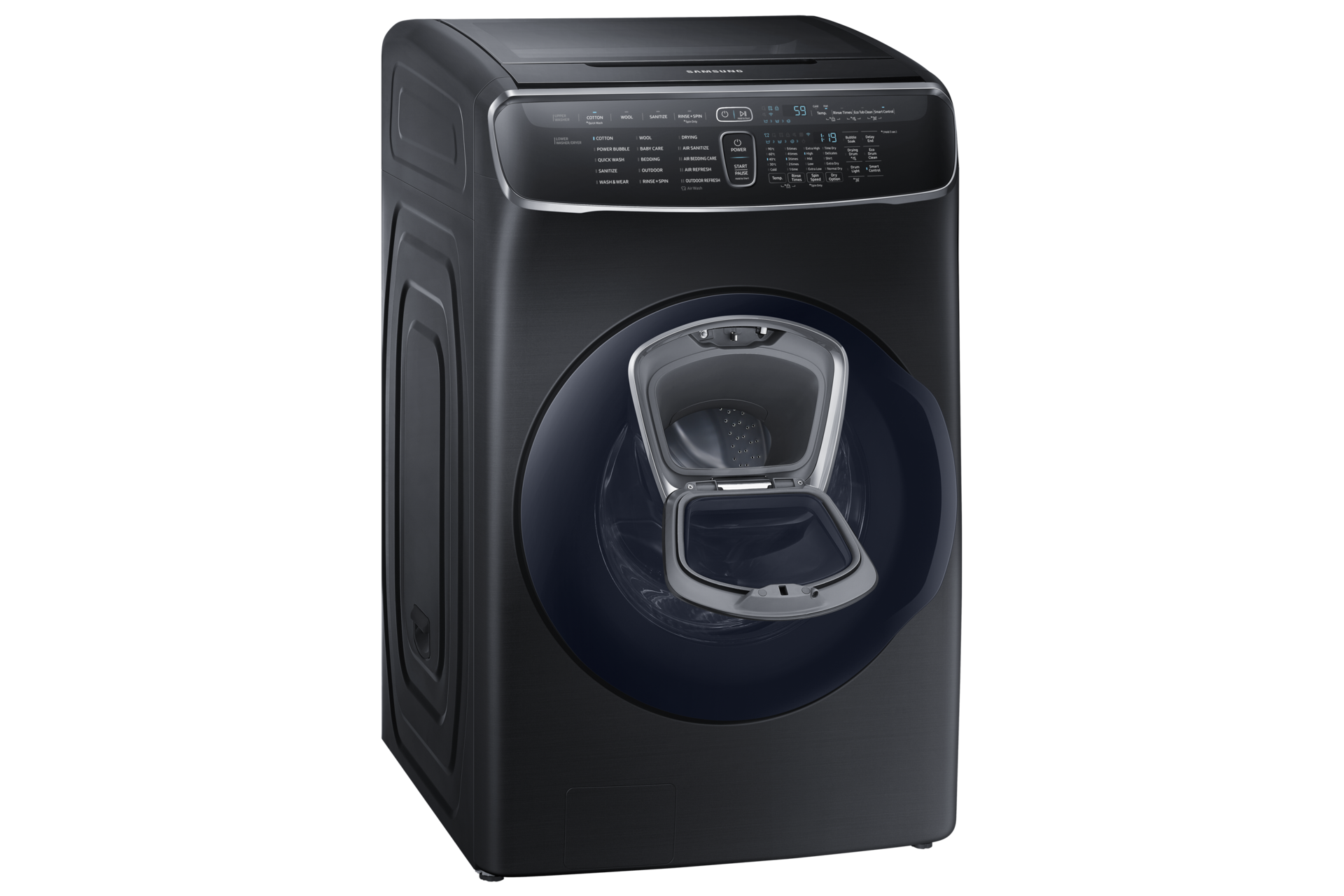 L Perspective Door Open Black