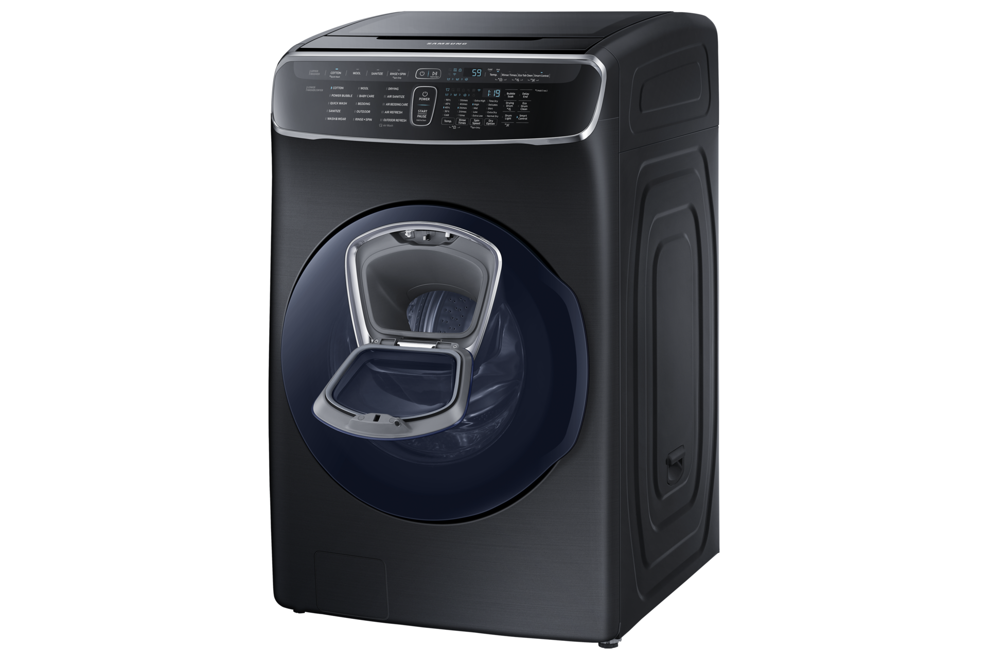 R Perspective Door Open Black