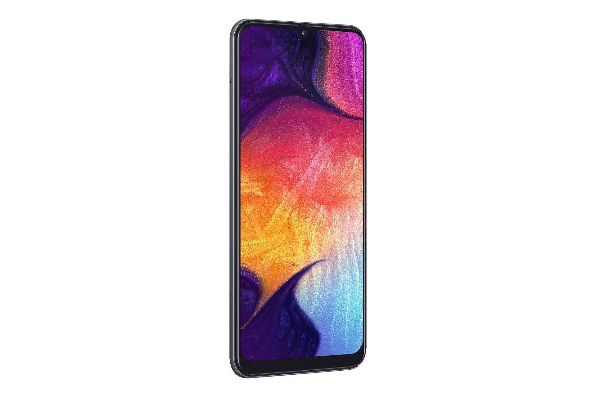 Galaxy A50 (6GB RAM) Black - Left Tilted View