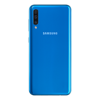 samsung a50 mobile blue colour