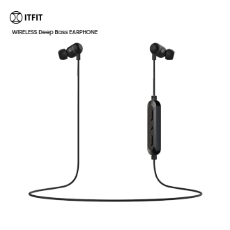 ITFIT Wireless Earphone 103B Black Price Samsung India