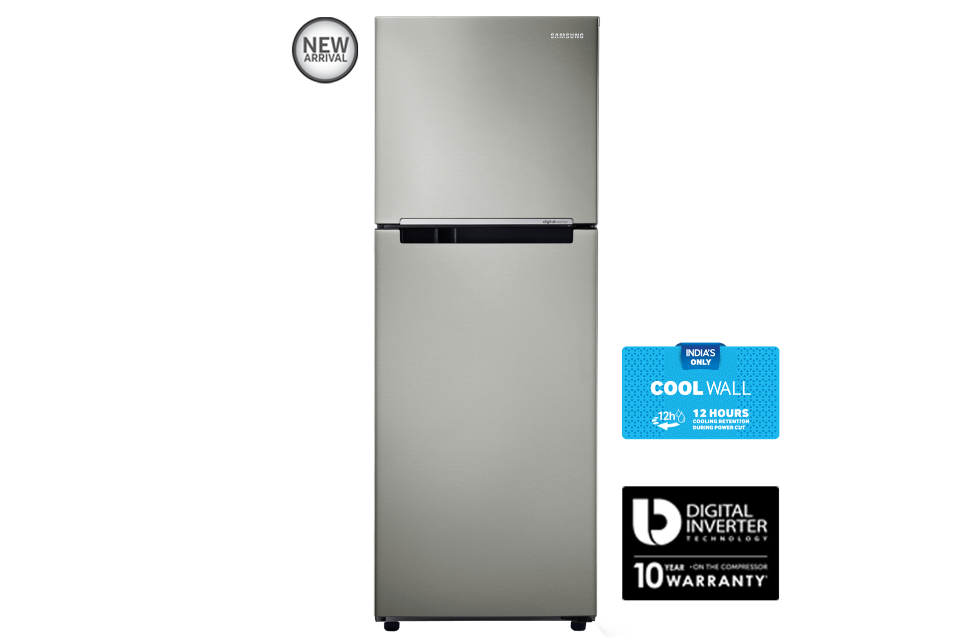 RT28K3083SP Top Mount Freezer with Digital Inverter 251 L Samsung