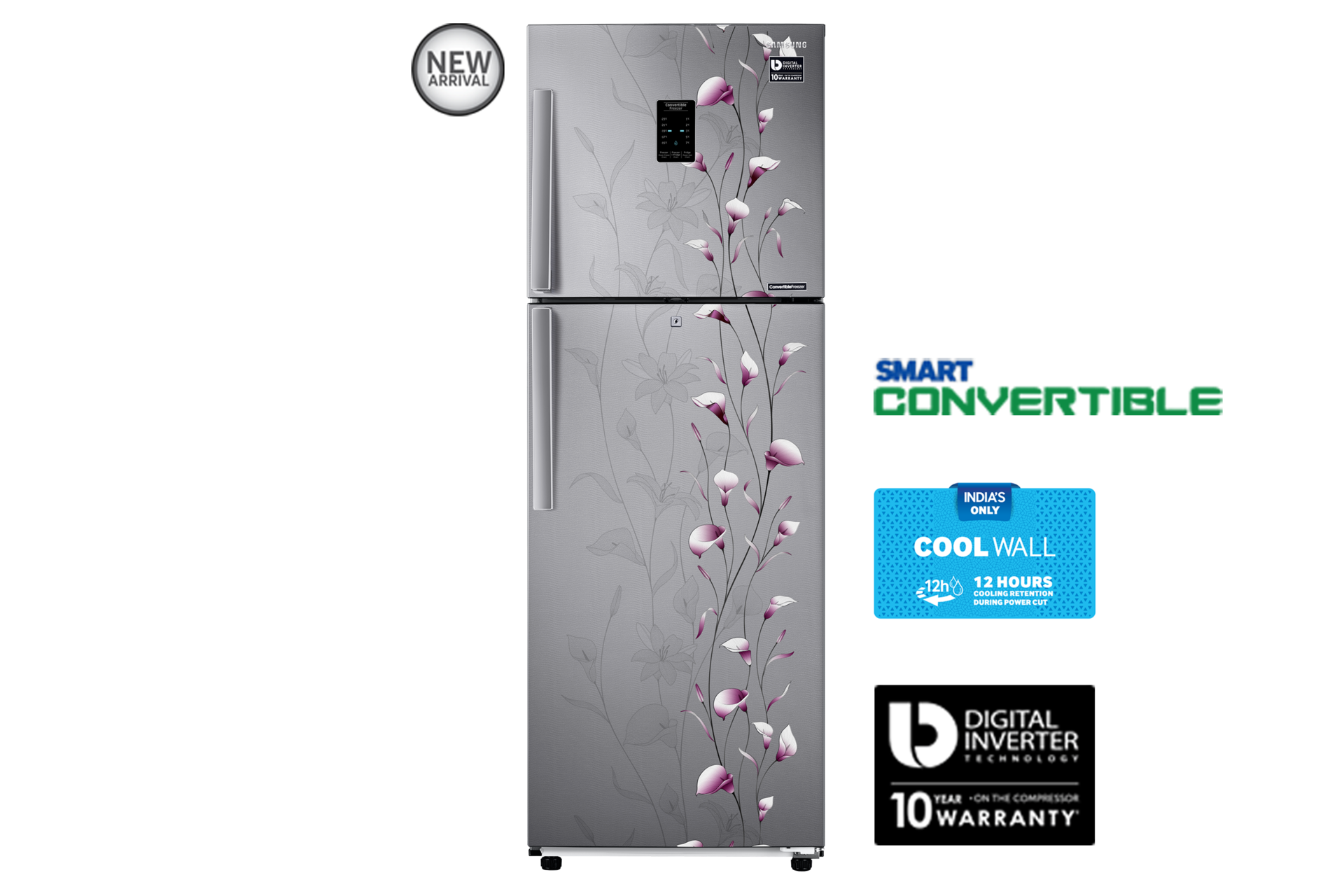 RT34K3983SZ Top Mount Freezer with Digital Inverter 318L | Samsung