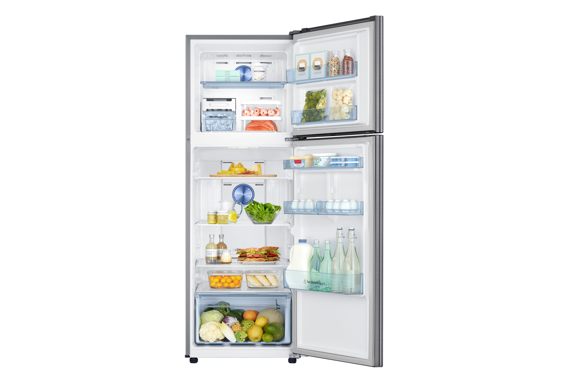 front-open-with-food1 Titanum Silver