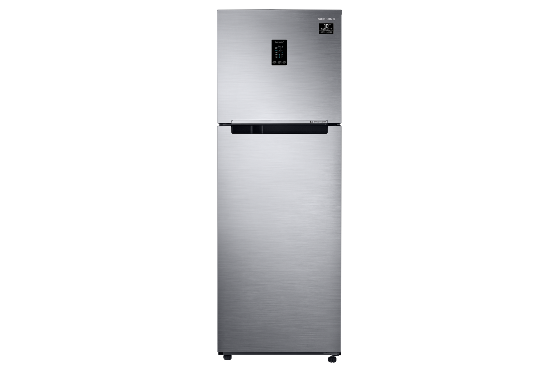 Buy Samsung 345l Top Mount Refrigerator 3 Star Refined Inox Price Reviews Samsung India