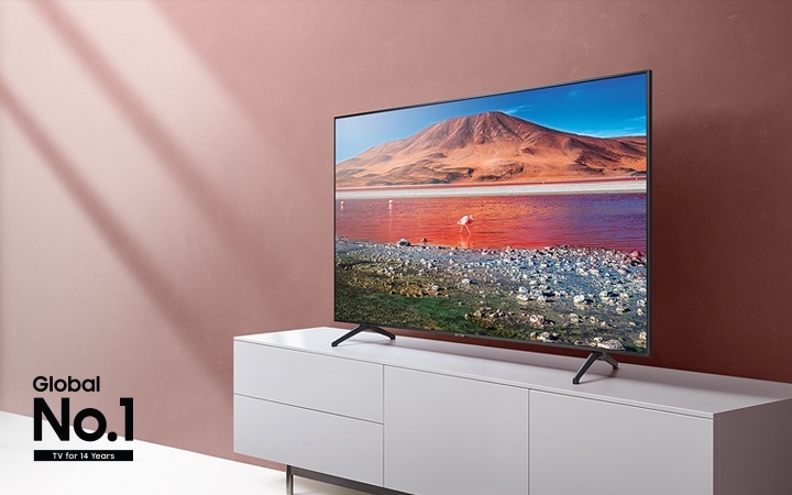 تلویزیون هوشمند UHD 4K کریستال مدل TU7000 اندازه 55 اینچ محصول سال 2020‎  UA65TU7000UXZN | سامسونگ ایران