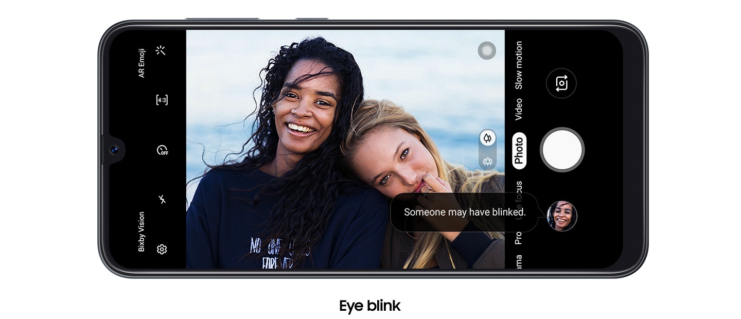تشخیص عیب و نقص به شما کمک می‌کند عکس هایی بدون عیب ثبت کنید.مشخصات دوربین گوشی Galaxy A50