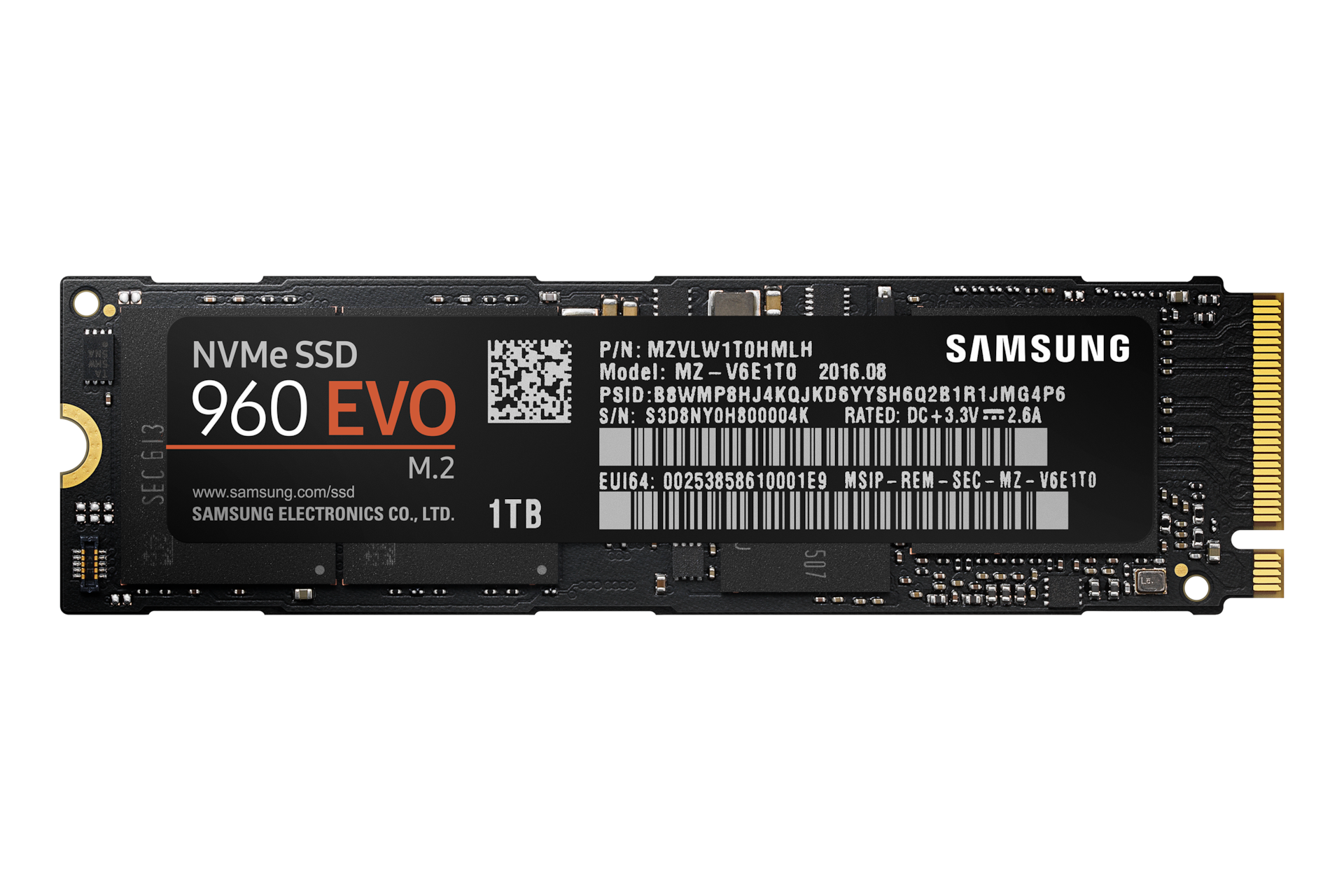 Samsung SSD 960 EVO M 2 NVMe 1TB Samsung IT