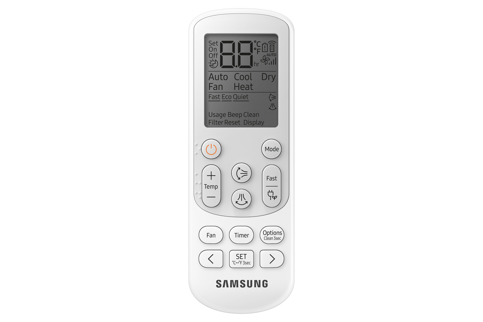 telecomando climatizzatore Samsung Luzon