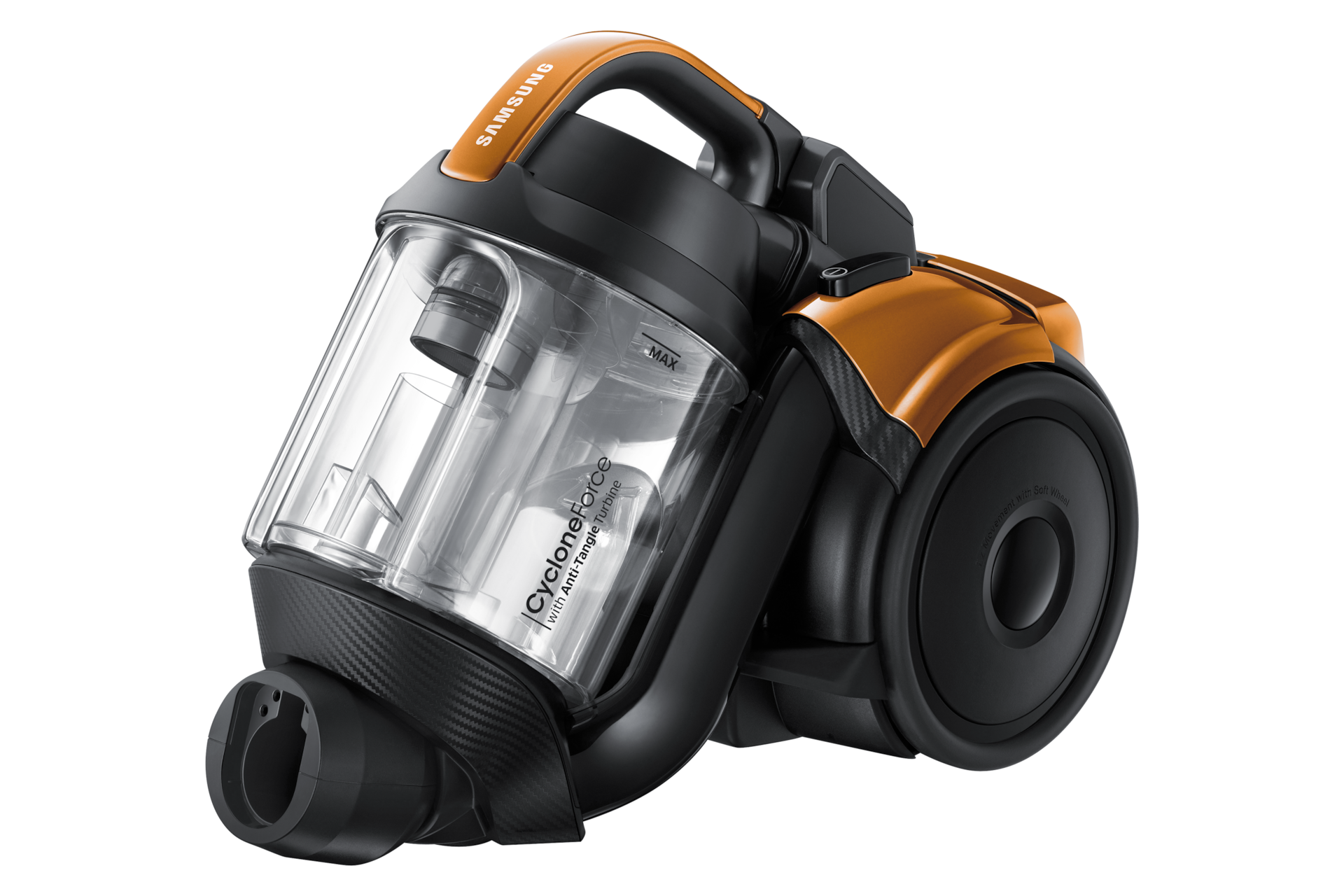 Aspirapolvere VC5100 senza sacco, CycloneForce e turbina antigroviglio, 220  W (Wildorange)