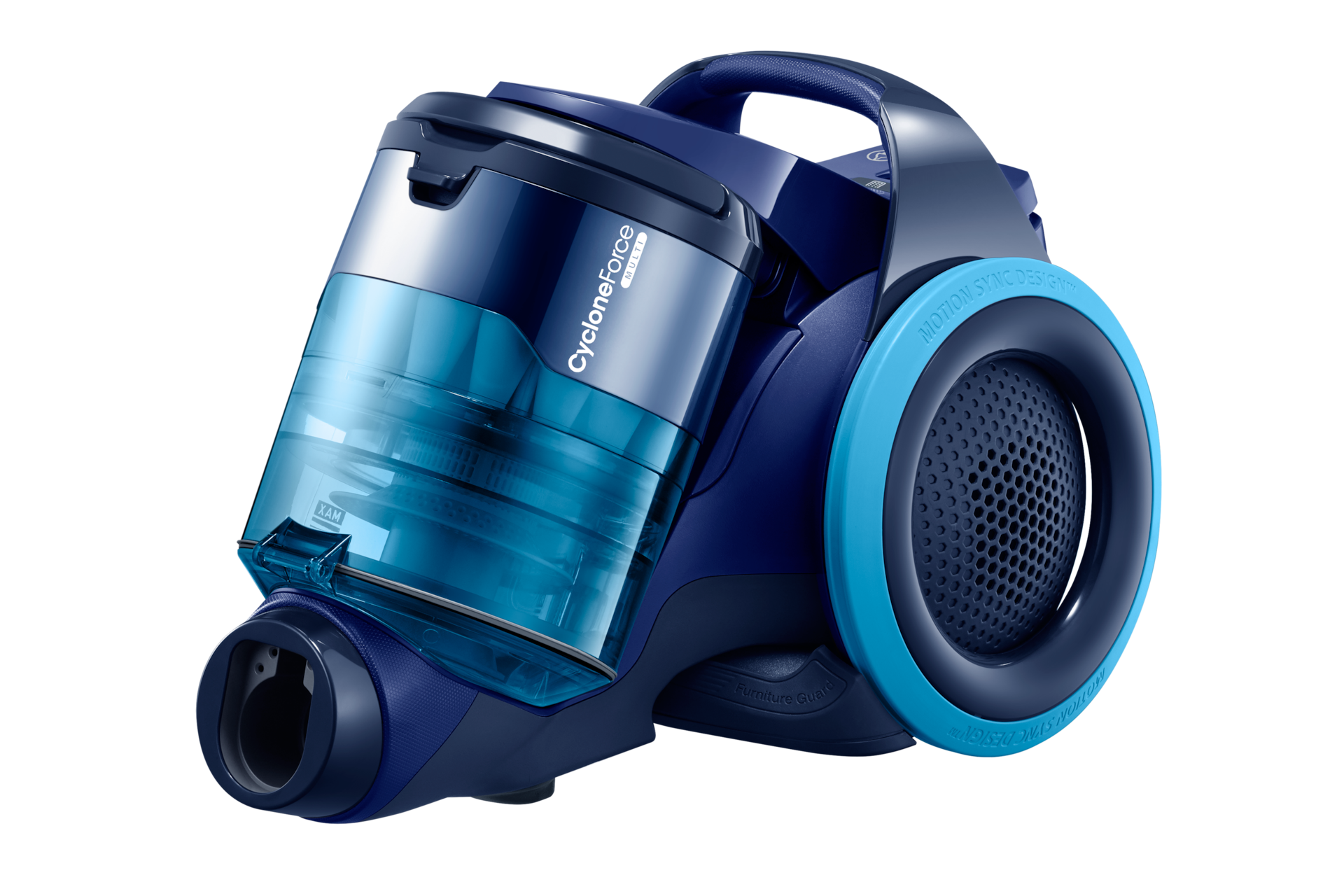 Aspirapolvere VC7000 senza sacco, Compact & Light, 650 watt, blu scuro  (Dukeblue)