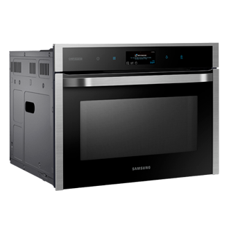 SAMSUNG Forno Elettrico da Incasso Compatto combinato microonde NQ50J9530BS  Capacità 50 Litri Multifunzione Ventilato Potenza 3200 W Colore Acciaio