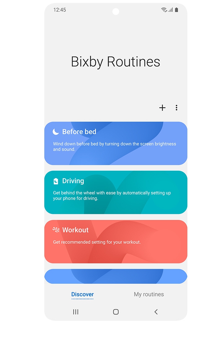 Bixby Routines