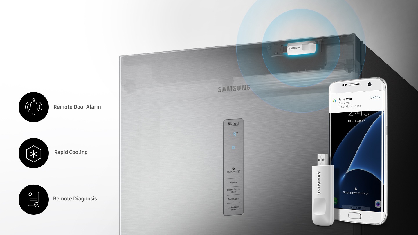 SAMSUNG RZ32M713ES9/EF Congelatore a Cassetti Verticale Capacità 323 Litri  No Frost Classe energetica E inox