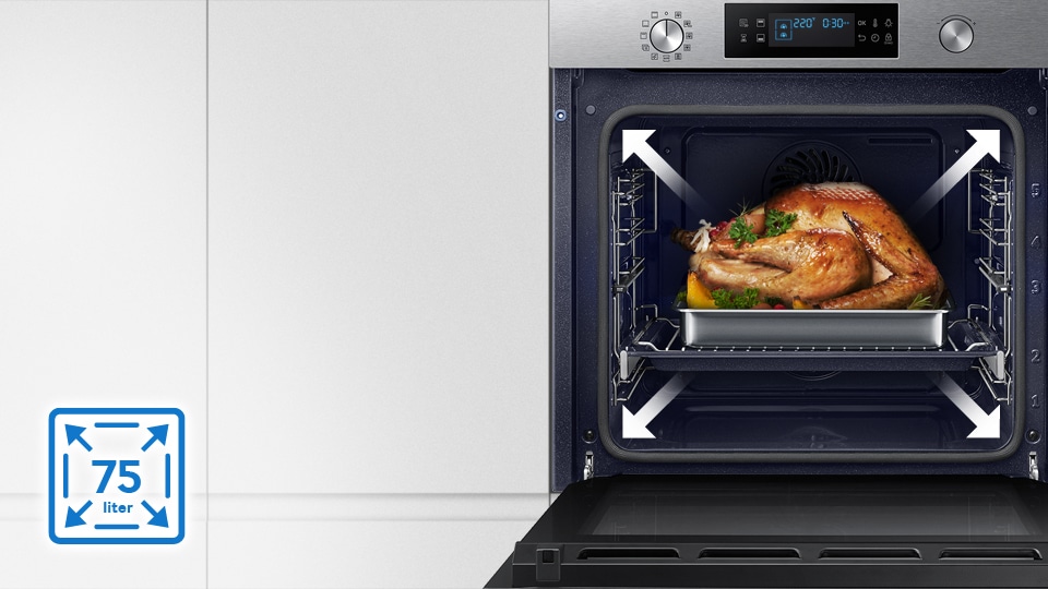 Cucina di più e più in grande