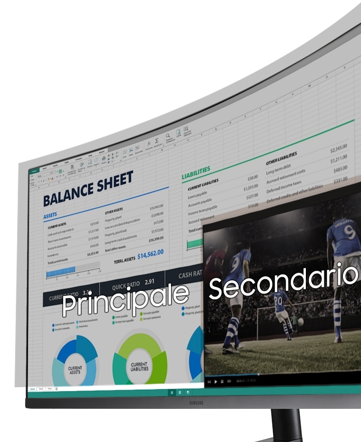 Monitor Curvo Serie CH89 da 34