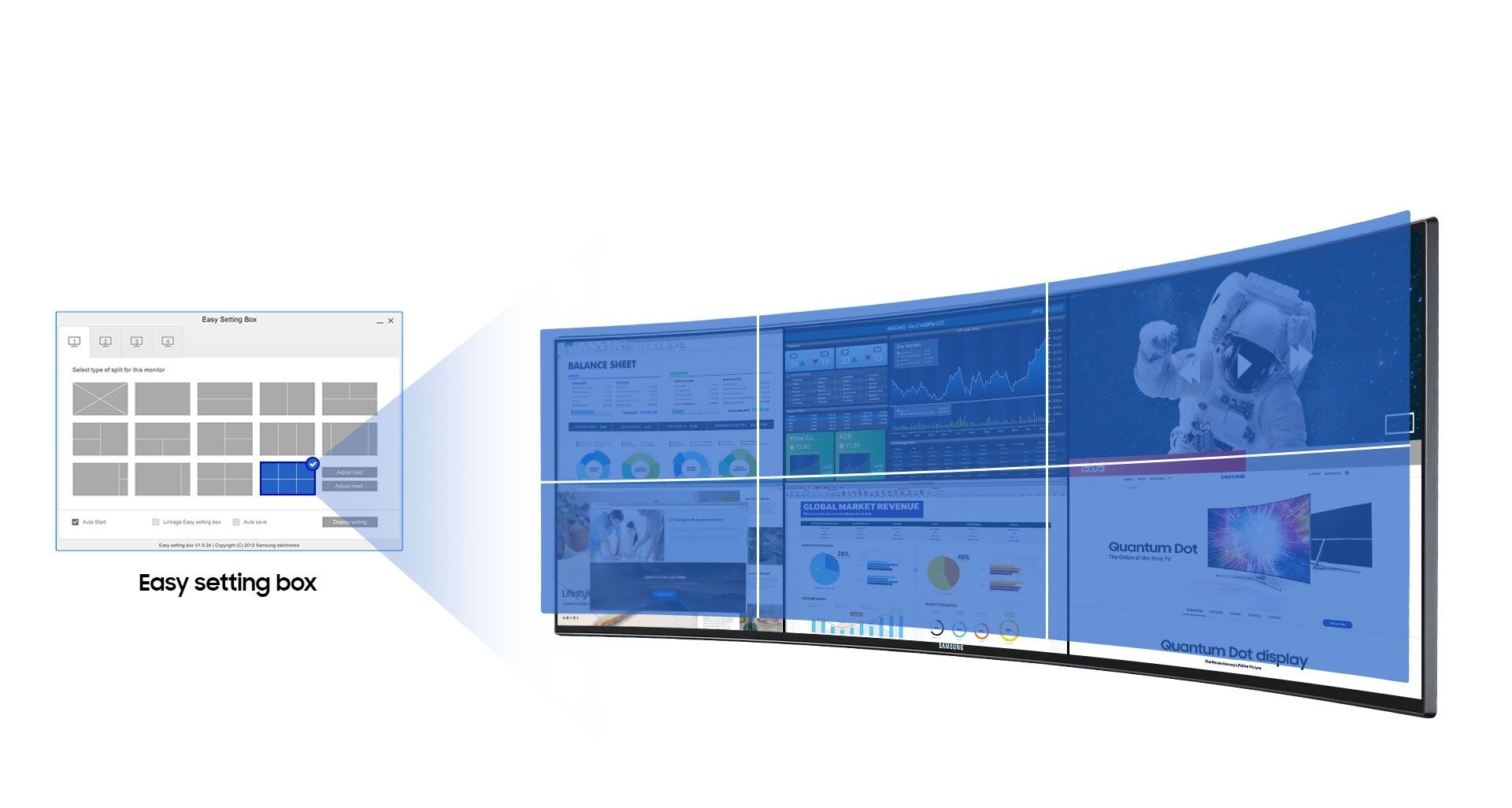 Easy setting. Easy settings Samsung. Samsung easy setting Box источник. Easy setting Box или Multiscreen. Samsung Business Monitor.