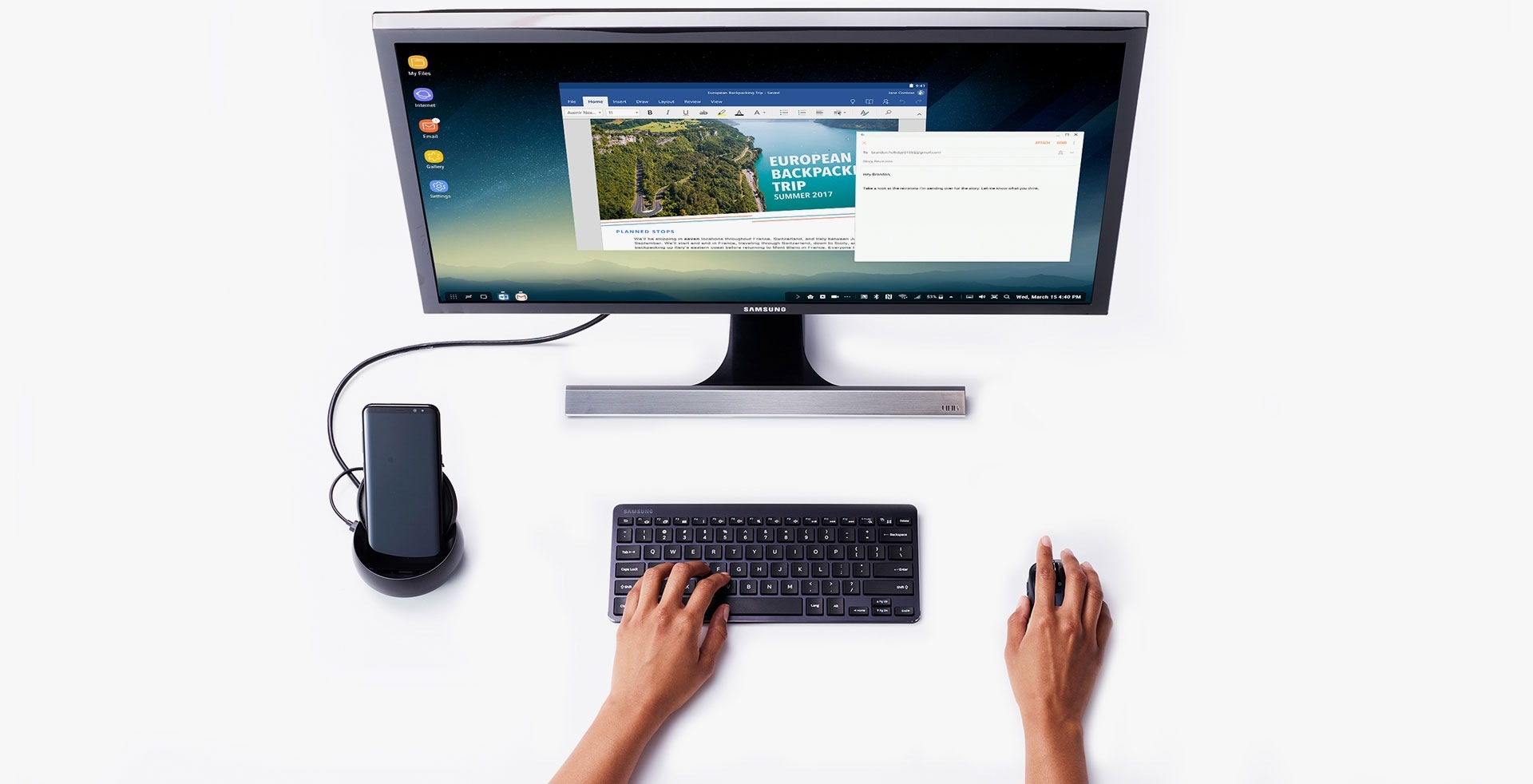 Immergiti in un'esperienza desktop