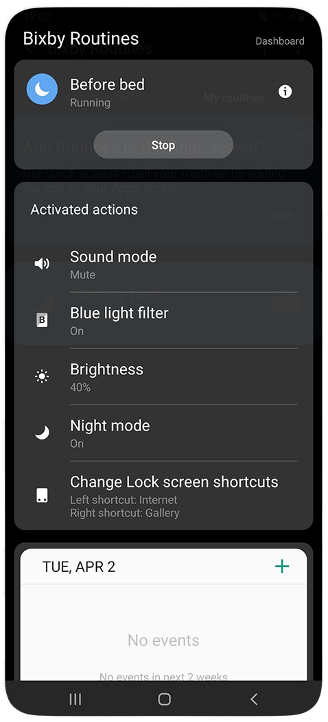 Bixby Routines