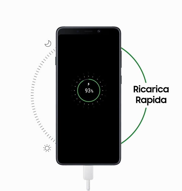 Ricarica rapida per accompagnarti più a lungo