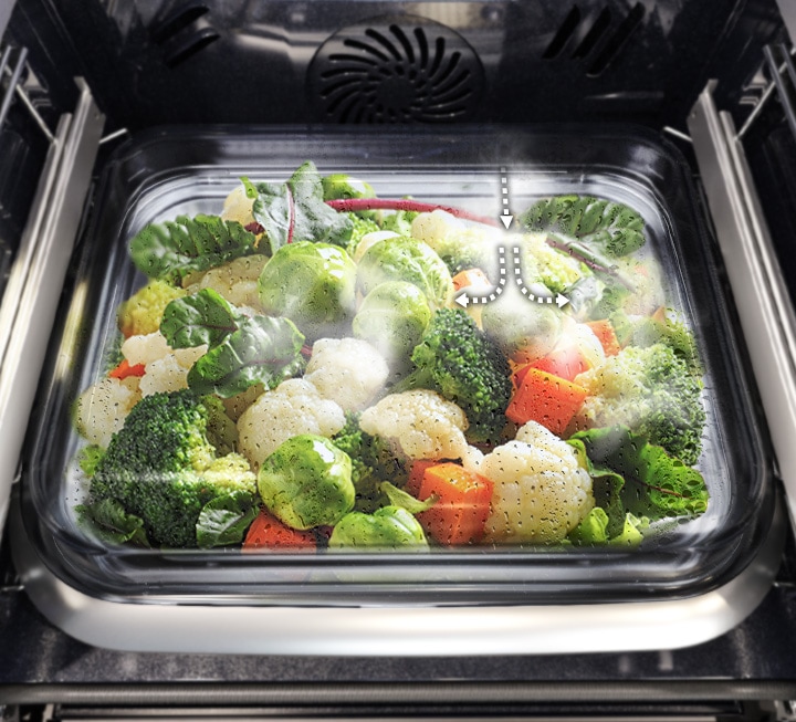 Cucina al vapore più sana e nutriente