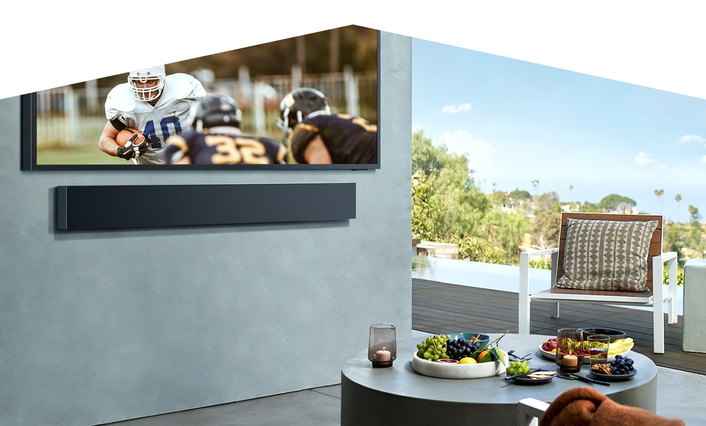 L’abbinamento perfetto per i TV The Terrace