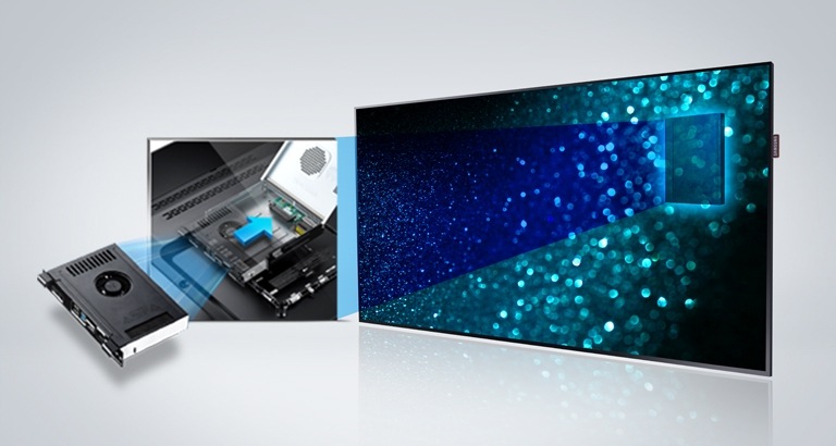 Amplia la gamma di contenuti con i moduli plug-in Samsung
