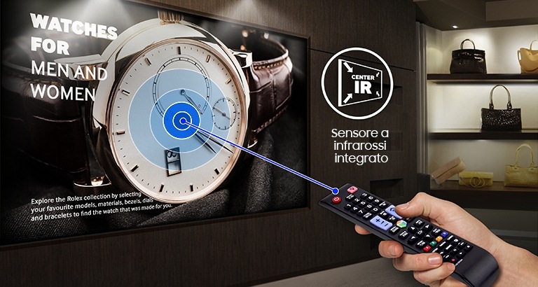 Assicurati un controllo più facile e flessibile grazie al ricevitore centralizzato a infrarossi
