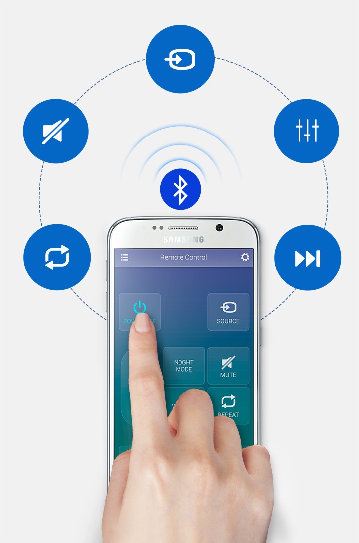 Applicazione Samsung Audio Remote 