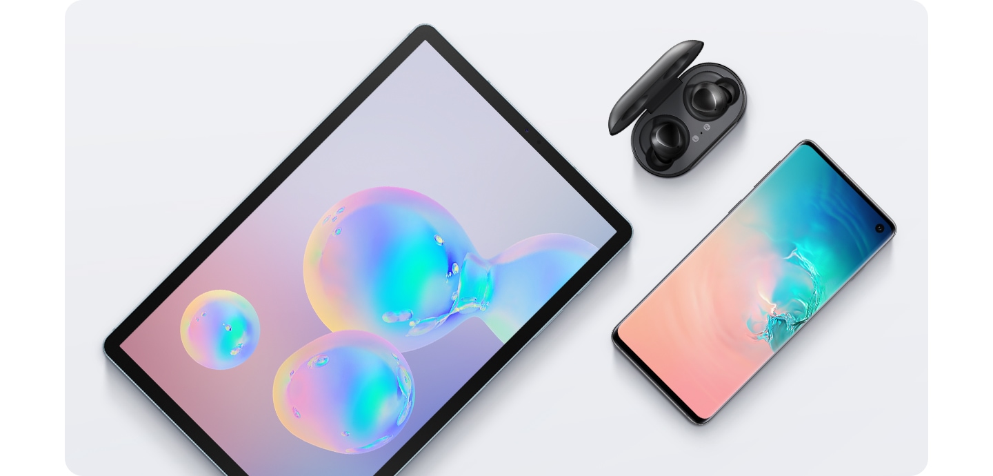 Samsung Galaxy Tab S6 - Tablette - Android 9.0 (Pie) - 128 Go - 10.5 Super  AMOLED (2560 x 1600) - Logement microSD - gris montagne