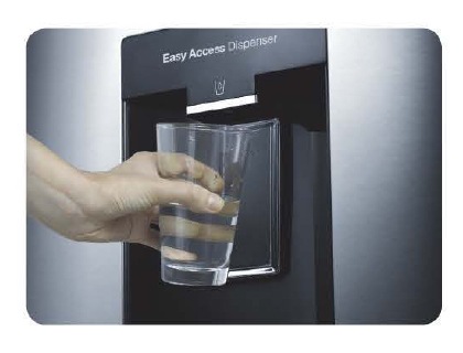 Dispenser acqua e ghiaccio, puro piacere