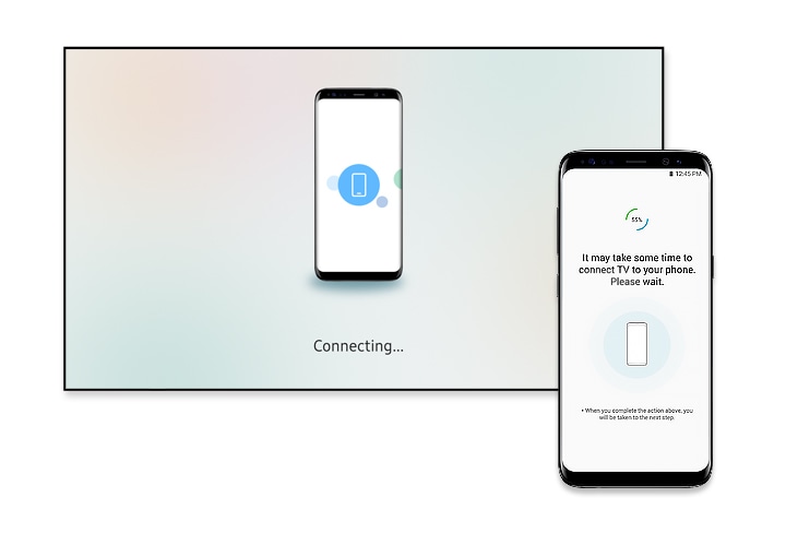 smartphone Samsung connesso alla rete WI-Fi