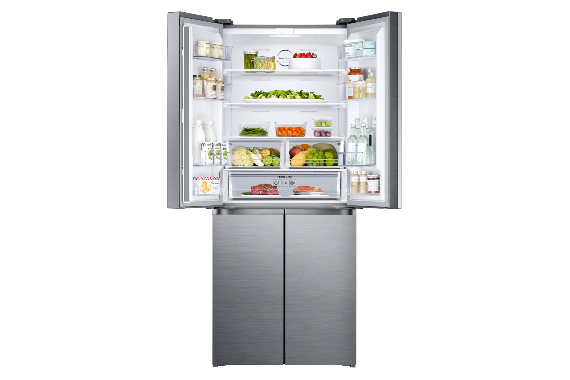 front-open-up silver