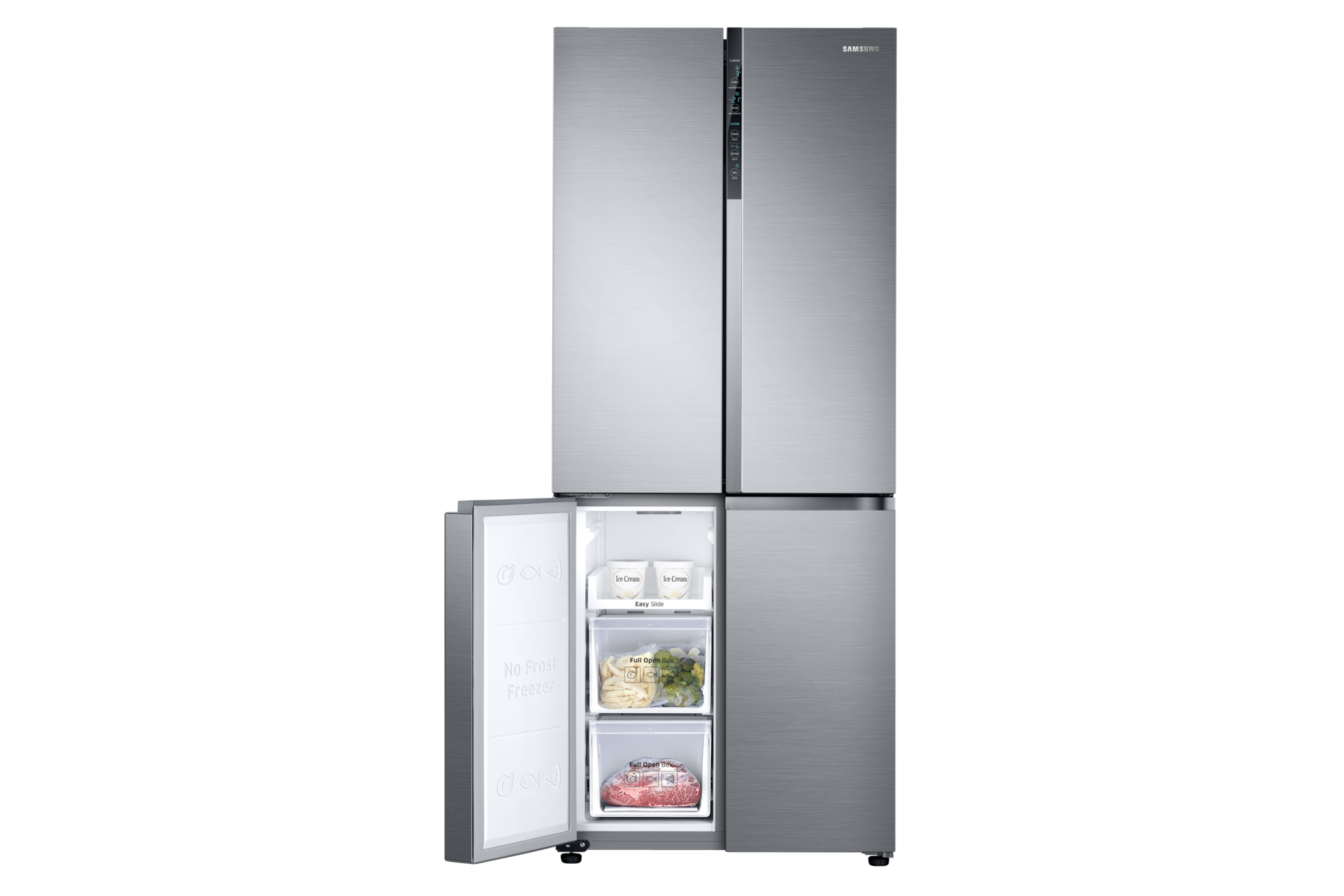 front-open-up silver